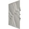 Ekena Millwork 19 5/8in. W x 19 5/8in. H Rogue EnduraWall Decorative 3D Wall Panel Covers 2.67 Sq. Ft. WP20X20RGCCH - alternate 4